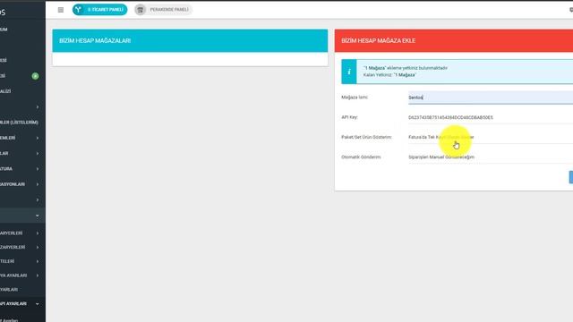 BizimHesap Api Ayarları | SENTOS YAZILIM смотреть онлайн