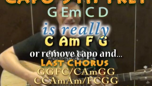 Lookin' Out My Backdoor (CCR) Easy Strum Guitar Lesson Capo 3rd Fret How to Play смотреть онлайн