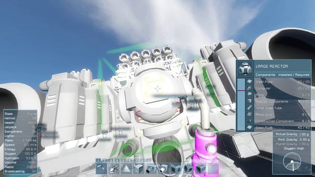 Space Engineers with Planets E08 - Single Stage to Orbit Mining смотреть онлайн