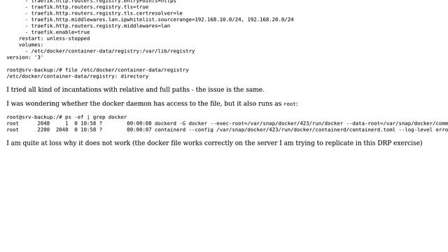 Why does docker-compose issue a "No such file or directory" when the file is there? смотреть онлайн