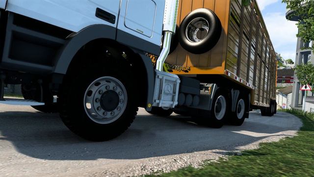Euro Truck Simulator 2 - South American Mercedes Benz Actros MP2 Rodotrem Hillclimb Test смотреть онлайн
