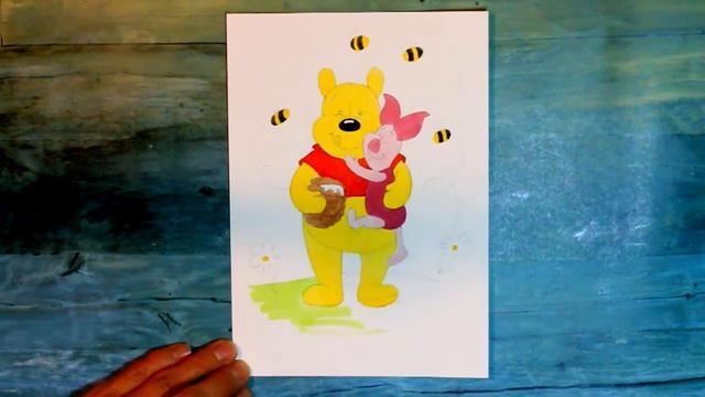 Как нарисовать Винни Пуха | disney | How to Draw Winnie The Pooh смотреть онлайн