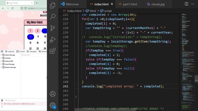 Coding a Kawaii Habit Tracker | Coworking | Beginner HTML CSS Javascript Front End Web Development смотреть онлайн