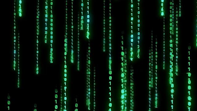Matrix Binary Falling Rain Code Screensaver | 10 Hours Screensaver & Live Wallpaper HD! No Audio!