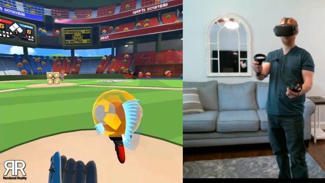 SPORTS SCRAMBLE on the Oculus Quest, the Wii Sports of VR смотреть онлайн