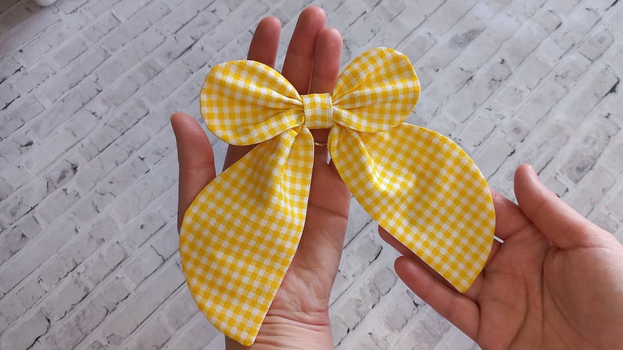 ШЬЮ БАНТ ДЛЯ РЕЗИНКИ #мастеркласс#ручнаяработа#шьюсама