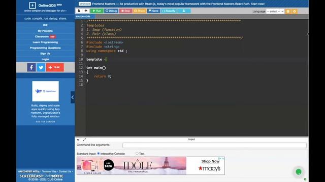 Demo 13.1 - Exception Class An Inheritance In C++ смотреть онлайн