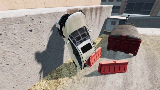 Полет с крыши в BeamNG.drive смотреть онлайн