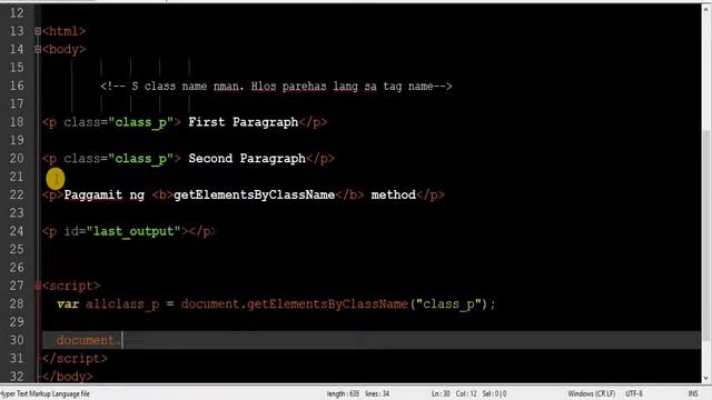 Basic Javascript - Finding HTML Elements by Class Name смотреть онлайн