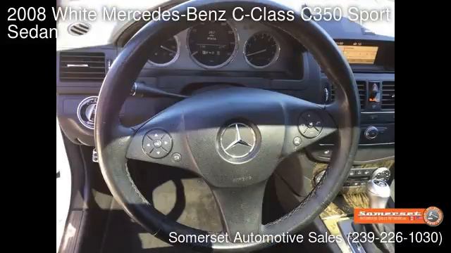 2008 White Mercedes-Benz C-Class C350 Sport Sedan - Fort Myers, FL 33912 - Used Cars смотреть онлайн