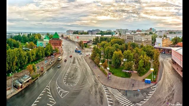 Нижний Новгород. Площадь Минина и Пожарского смотреть онлайн