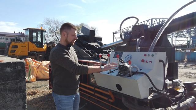 ОБЗОР ПАКЕТИРОВОЧНОГО ГИДРАВЛИЧЕСКОГО ПРЕССА Y81F-250A смотреть онлайн