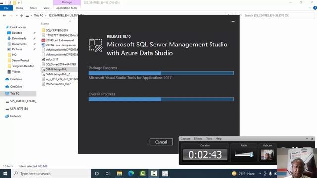 Step by Step installations of SQL Server Management Studio by Ashenafi K смотреть онлайн