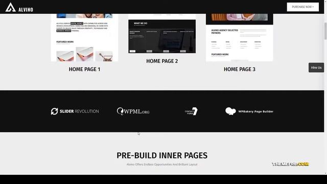 Alvino - Creative Agency and Digital Studio WordPress Theme digital branding Website Builder смотреть онлайн