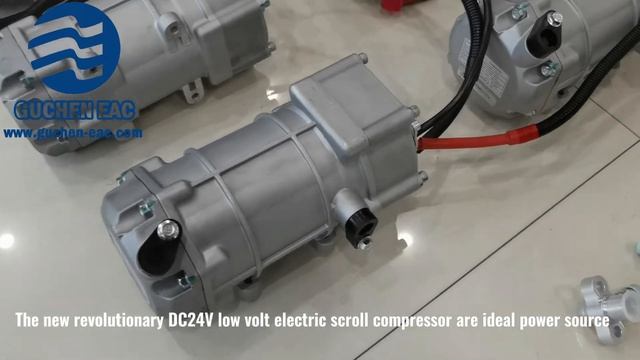 24 Volt Air Conditioner Compressor For 24V No-idling Applications
