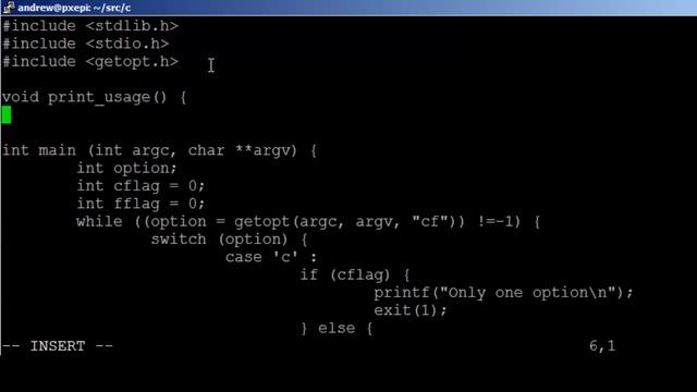 C Programming using getopt Tutorial in Linux смотреть онлайн