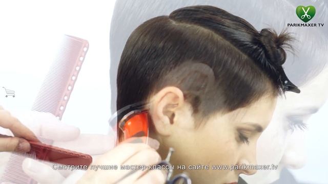 Боб с ассиметричной челкой Short Hairstyle with Bangs Виктория Врадий parikmaxer.tv смотреть онлайн