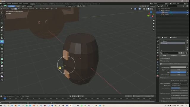Моделирование в Blender 3D | Тележка | #2 - Добавление бочек смотреть онлайн