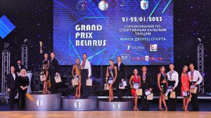 Награждение - Grand Prix Belarus (22.01.2023, 3 отделение, Минск) спортивные бальные танцы