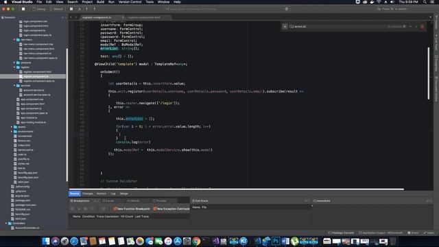 Angular 7 - Displaying Registration Errors on Modal Popup смотреть онлайн