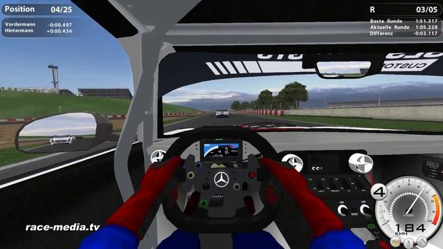 GTR Evolution Circuit de Catalunya Mercedes Benz SLS AMG GT3 Race07 Simulation Racing смотреть онлайн