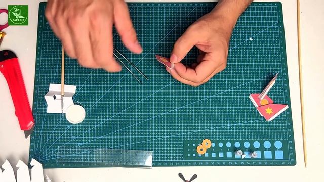 Papercraft. Fantastic Giant Airship.\ Паперкрафт. Фантастический гигантский дирижабль.