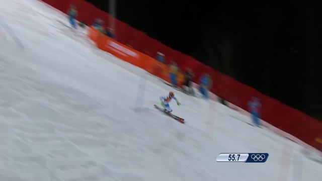 Alpine Skiing - Men's Slalom - Mario Matt Wins Gold | Sochi 2014 Winter Olympics смотреть онлайн