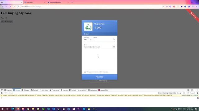 Razorpay payment gateway integration in Laravel смотреть онлайн
