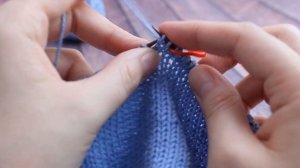 Ложная кетлёвка / Аккуратно и просто / Вязание спицами