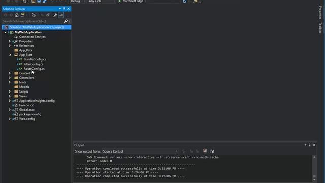 Using Agent SVN with Visual Studio 2017 смотреть онлайн