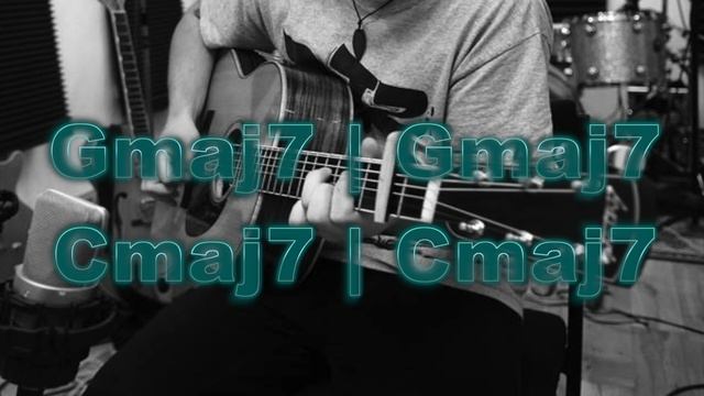 Gmaj7 to Cmaj7 Backing Track - Chill Hip-Hop Feel - Guitar Improvisation Jam Track смотреть онлайн