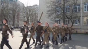 Строевая песня юнармейского отряда «Внуки Победы»