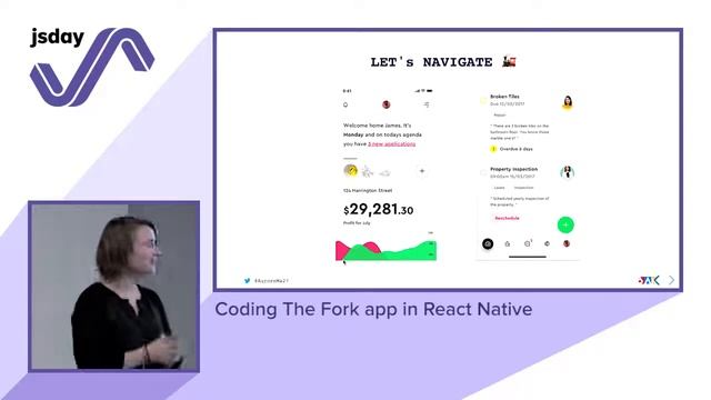 Aurore Malherbes - Coding The Fork app in React Native - jsday 2018 смотреть онлайн