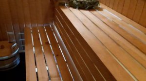 Выдвижной полог в бане