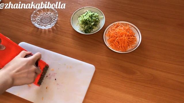 Полезный, вкусный и быстрой салат “Радуга”. Казакша рецепт. смотреть онлайн