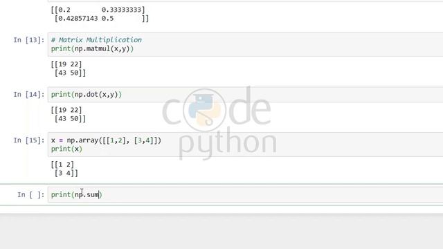 Numpy Mathematics| 4 Minute Tutorial | 10MinsaDay Series | Getting Started with Python смотреть онлайн