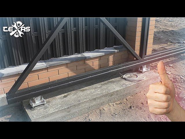 Откатные ворота своими руками Это не дорого и быстро смотреть онлайн