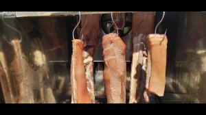 Сало холодного копчения.Коптильня для холодного и горячего копчения.