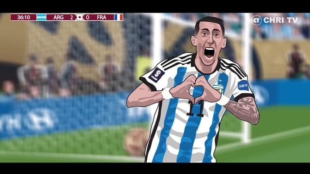 The moment Argentina won the world cup (animated)highlights Argentina 3-3 France (4-2) смотреть онлайн