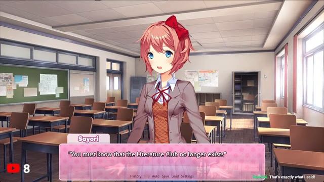 Playing Doki Doki Sayori Club Demo -LIVE! смотреть онлайн