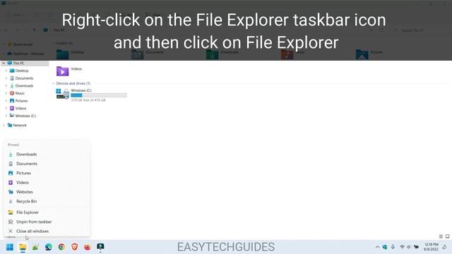 How to open a new File Explorer window in Windows 11 (3 ways) смотреть онлайн