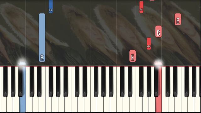 Europe - The Final Countdown (FAST) Both Hands Easy Piano Tutorial смотреть онлайн