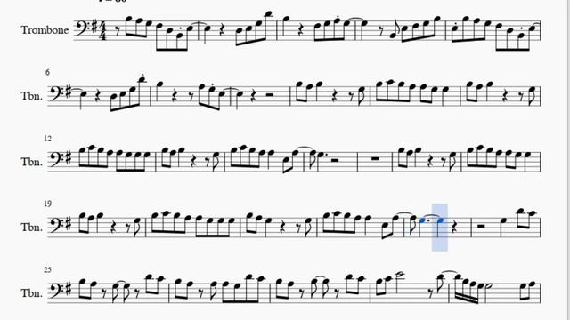 Trombone Sheet Music: How to play Redbone by Childish Gambino смотреть онлайн