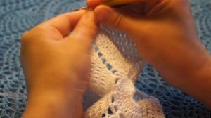 Салфетка 3» Д « Crochet napkin  ( узор №134)