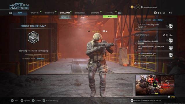 Allen plays Call of Duty Modern Warfare Multiplayer #1 смотреть онлайн