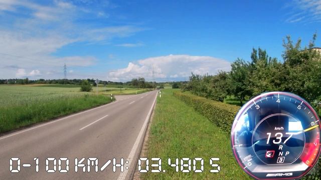 Mercedes AMG S63 Coupe 612 PS 0-100km/h