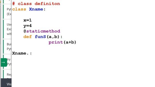 Python class definition introduction 01 смотреть онлайн