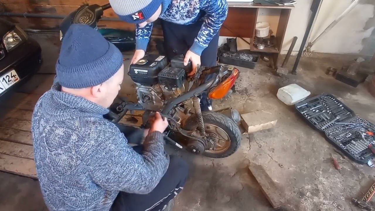 Новое видео на Яндекс Дзен, переделка двигателя на мопед