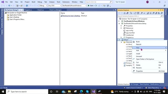 Visual Studio setup project build failed problem-solution смотреть онлайн