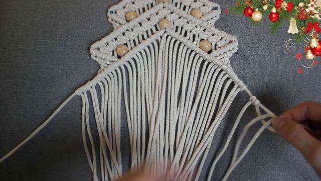 Tutorial Macrame Christmas Tree LARGE #2